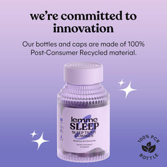 Lemme Sleep Gummies gummy closeup highlights berry flavor and soft texture.