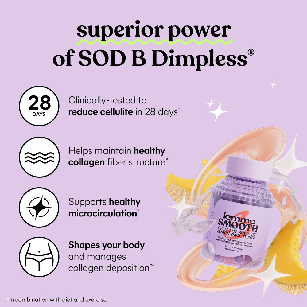 Plant-based, vegetarian, non-GMO and sugar-free formula of Lemme Smooth.