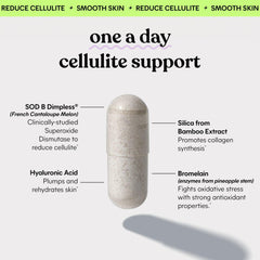 Close-up of SOD B Dimpless melon extract used in Lemme Smooth.