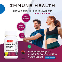 LemnaRed bottle features Sacha Inchi oil ingredients.