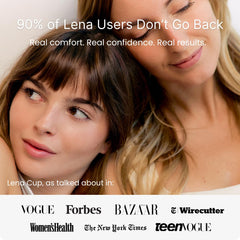 LENA Cup Original overnight wear for all-night protection