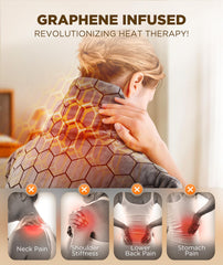 Lenmen ergonomic neck and shoulder wrap adapts to your body.