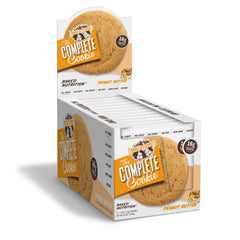 Lenny & Larry's Complete Cookie Peanut Butter top view showing soft-baked texture