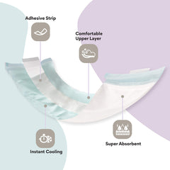 LEONNS 2 in 1 cooling and absorbent design protects against leaks