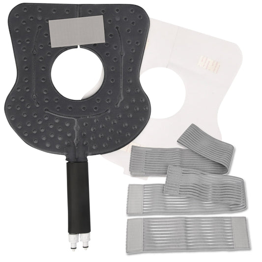 LEONNS knee pad with quick connectors enables fast, reliable cold therapy sessions.