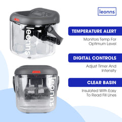 LEONNS knee therapy pad attachment offers targeted knee relief.