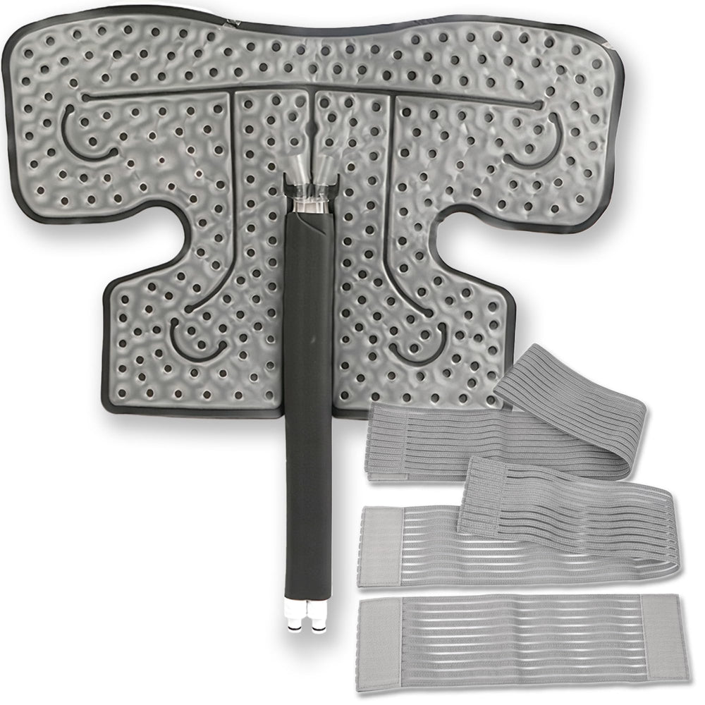 LEONNS shoulder cold therapy pad shown for targeted cooling of the shoulder.