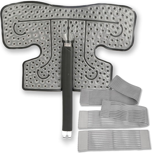 LEONNS shoulder cold therapy pad shown for targeted cooling of the shoulder.