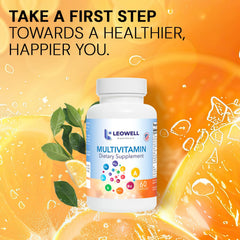 Leowell Multivitamin capsules close-up showing compact shape.