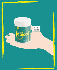 Lepicol Vegicaps packaging on shelf; easy-to-spot option for digestion support