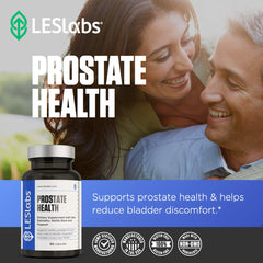 LES Labs Prostate Health in hands for on-the-go bladder comfort.