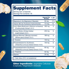 LetaGreen L-Theanine and L-Tyrosine capsules in daily stack.