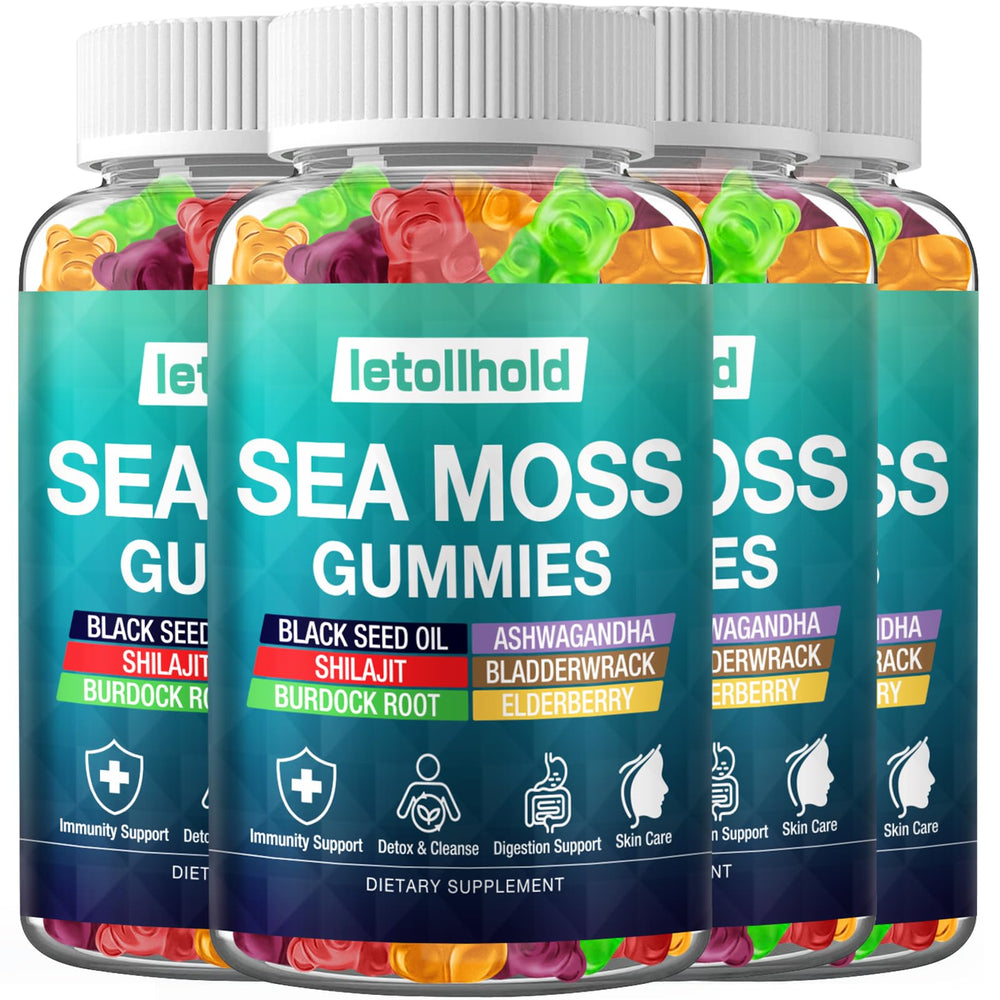 Letollhold Sea Moss Gummies bottle for daily wellness.