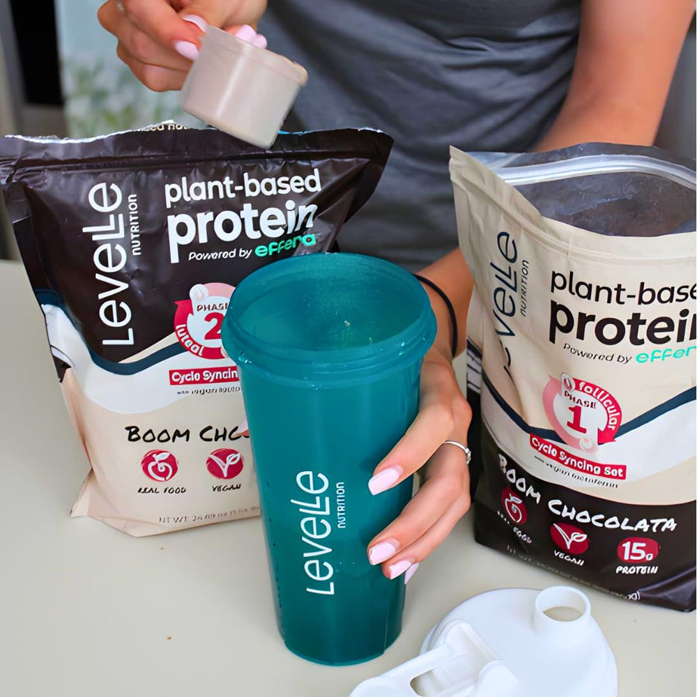 Levelle Boom Chocolata dairy-free option for vegan and lactose-sensitive athletes.