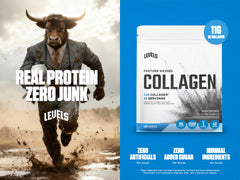 Scoop of Levels Nutrition collagen peptides shown for precise measurement