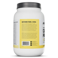 Levels Vanilla Bean Casein being mixed in a glass demonstrates easy dissolution.
