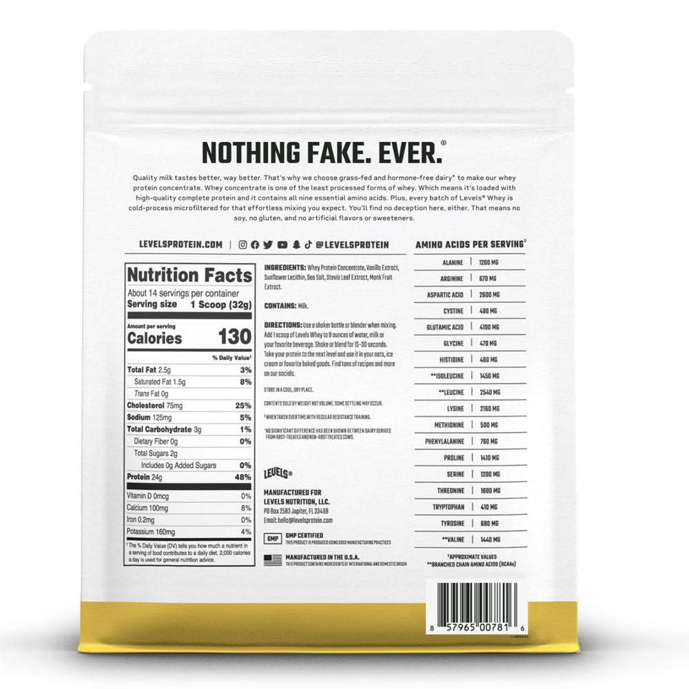 Levels Whey Bottle Setup — convenient at-home protein snacking routine.