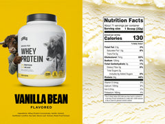Levels Whey Protein shake in vanilla flavor blending smoothly