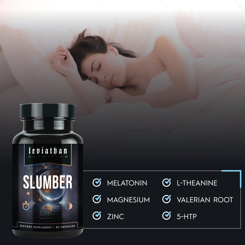 Leviathan Slumber packaging box indicating USA manufacturing and testing