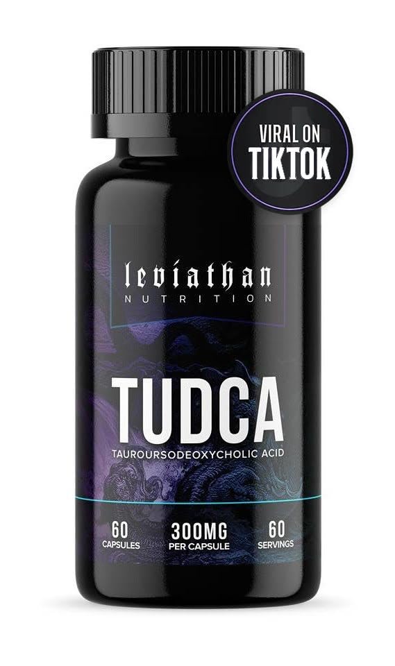 Leviathan Nutrition Tudca bile salts 300mg capsules for daily use