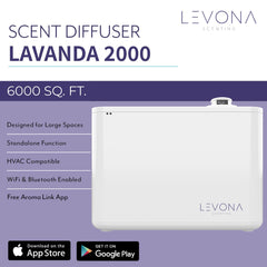 Levona Scent Lavanda 2000 HVAC installation, seamless integration in professional spaces.