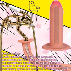 Lewosu anal douche head provides intimate hygiene with reusable easy-clean design.