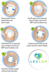 Lexcam Omnipod5 patch maintains secure fit during workouts and outdoor activities.