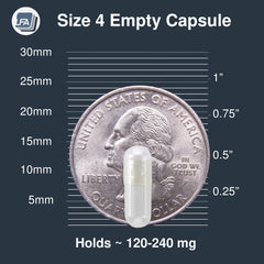 LFA capsule tray with filling machine compatibility for size 4 capsules.