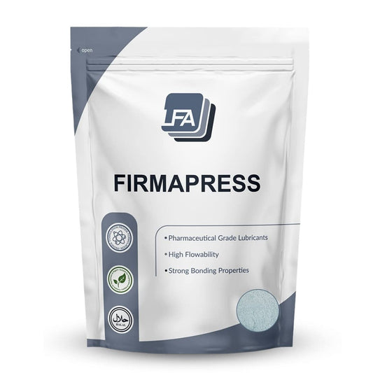 LFA Firmapress binder mix powder bag for direct compression and faster tablet development.