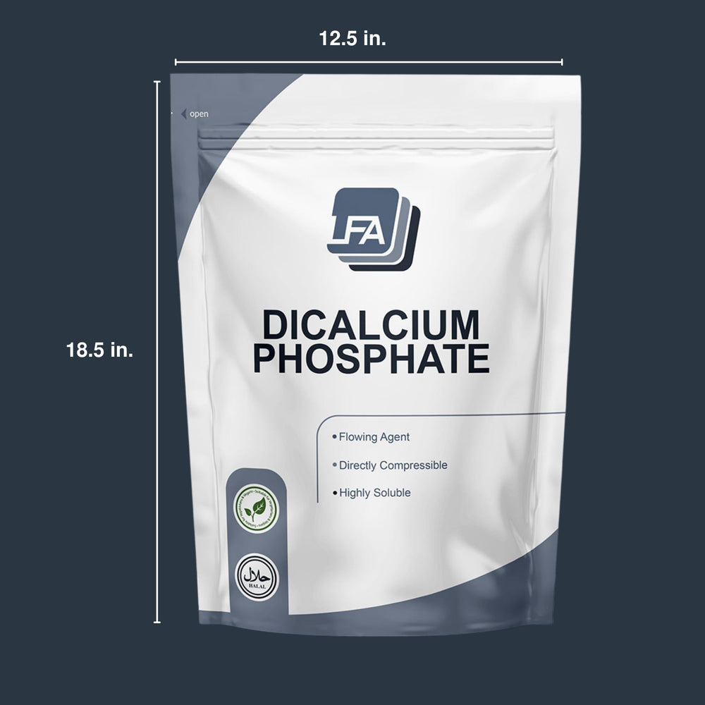 LFA Tablet Presses DCPD powder provides calcium and phosphate for animal feeds