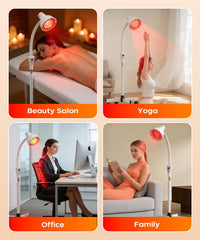 LHCYLDQ red light therapy for face and body supports gentle daily rejuvenation.