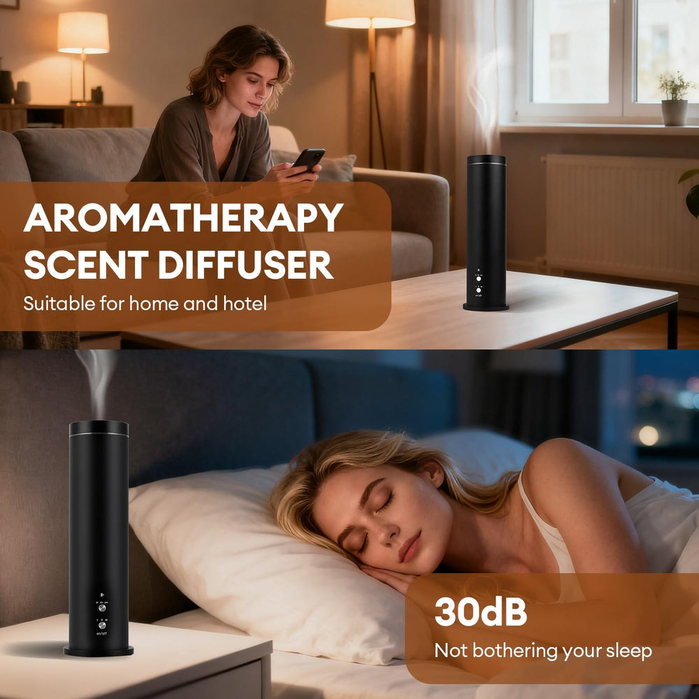 LIARTY diffuser with remote control for effortless wireless fragrance management.