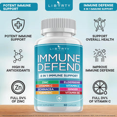 Closeup of Liberty Lifestyle capsules for easy daily use.