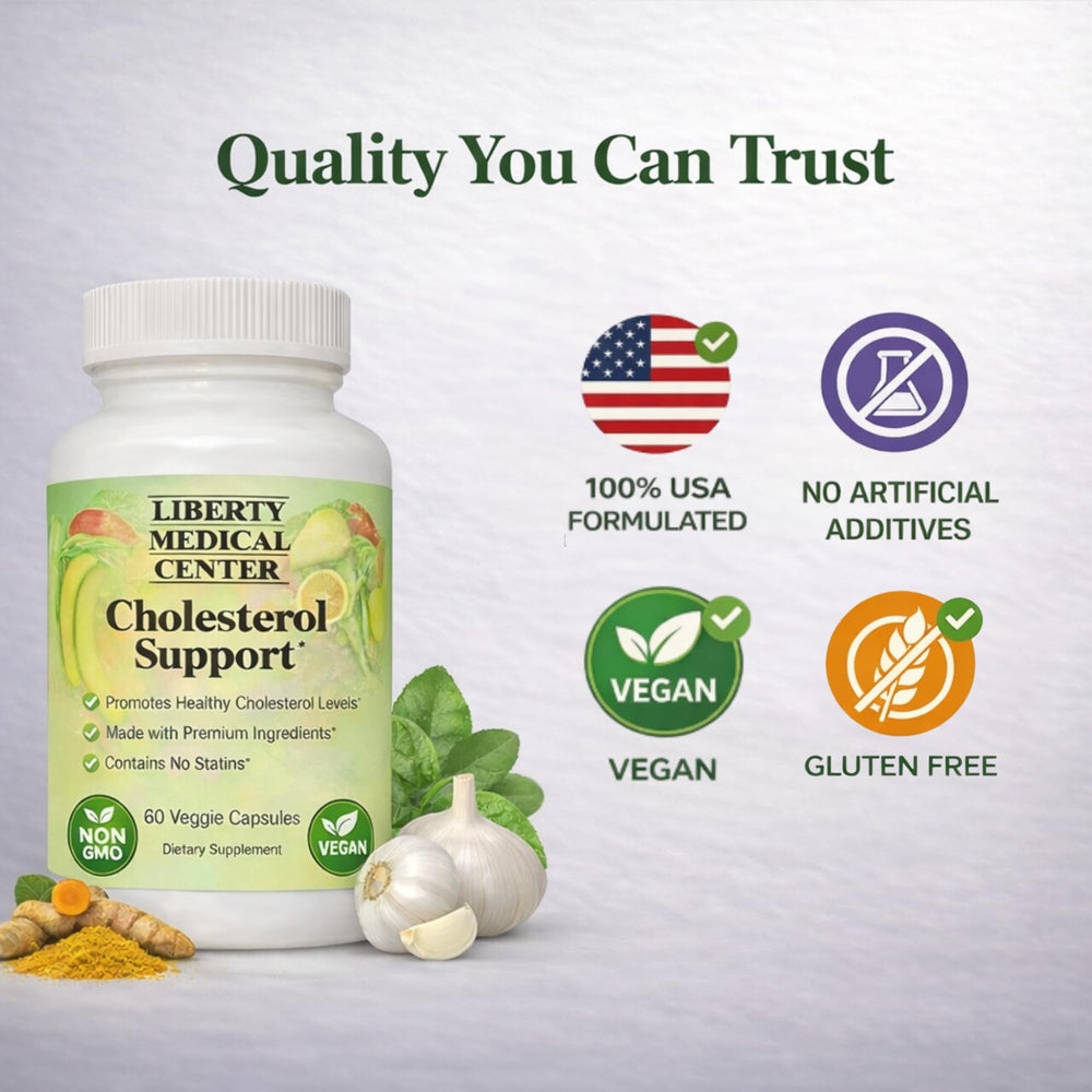 Liberty Medical Center olive leaf capsules emphasizing plant-based metabolic support