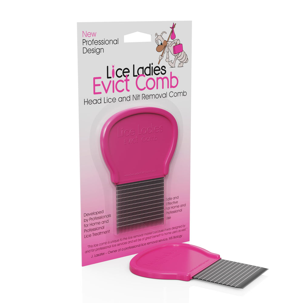Lice Ladies 3pc kit packaging showcases all-in-one lice treatment solution for families
