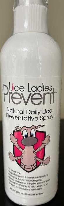 Lice Ladies Evict education card highlighting the included eBook guide.