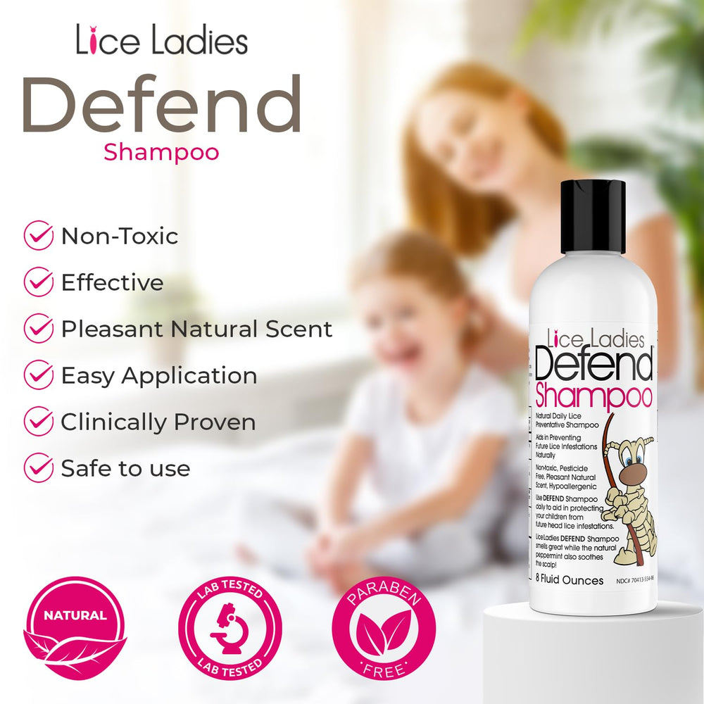 Lice Ladies ingredients peppermint and argan oil highlight natural nourishment.