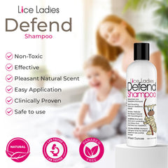 Lice Ladies ingredients peppermint and argan oil highlight natural nourishment.