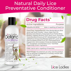 Lice Ladies Packaging box emphasizes natural, non-toxic family protection.