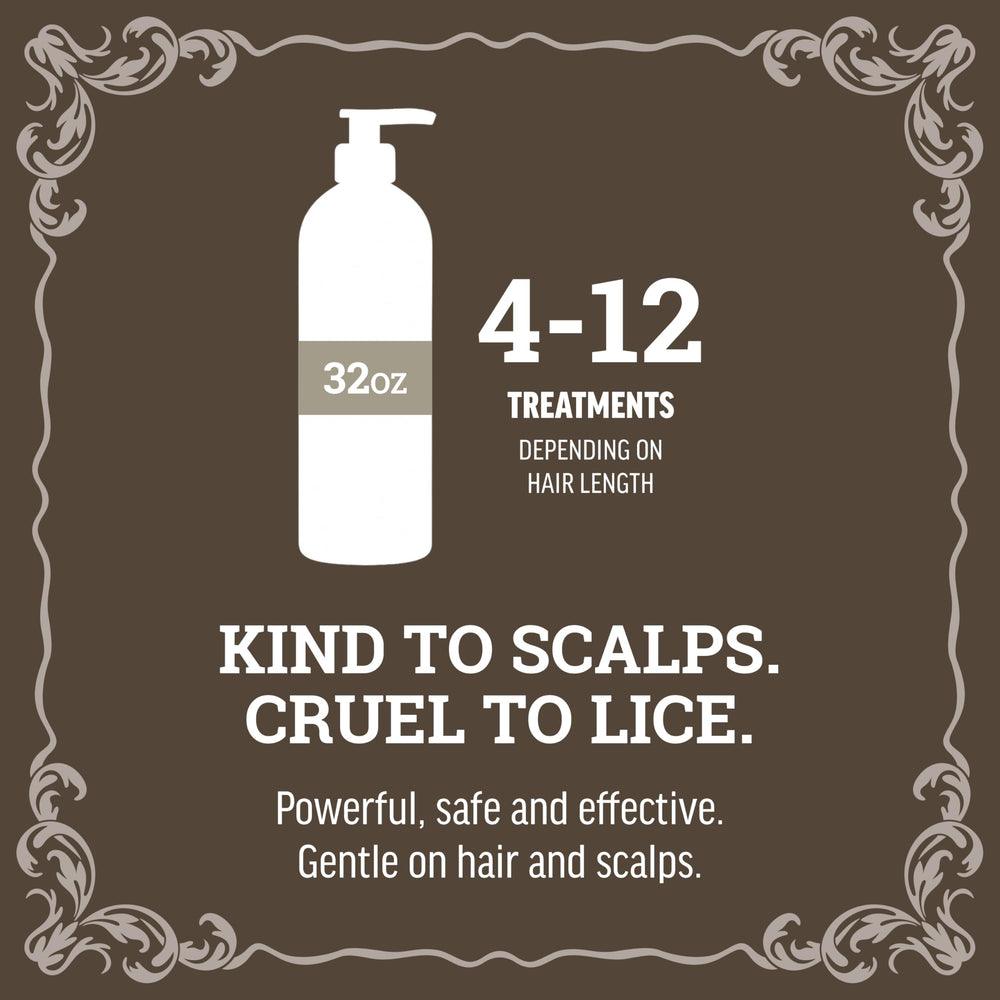 Lice Queen Slick, Slide & Away works on all hair types with gentle glide.