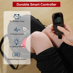 Licinwing therapy bucket controller showing timer and settings