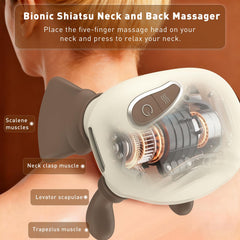LIDEEYA 4D massager worn strap usage for portable relief anywhere.