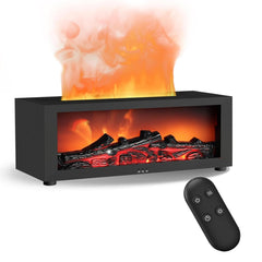 Liexopr Fire Place Aroma Diffuser with flames creates cozy ambience.