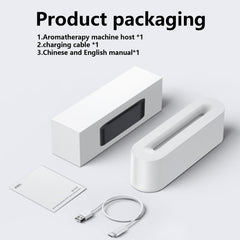 Liexopr fireplace diffuser compact design fits desks, nightstands, and small spaces.