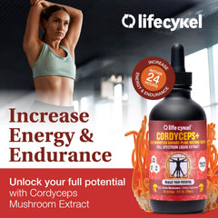 Life Cykel cordyceps drops for natural stamina support