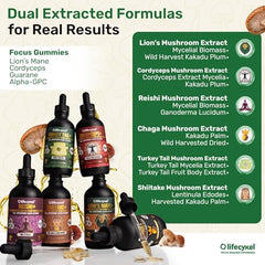 Life Cykel mushroom liquid drops for flexible dosing.