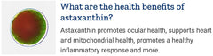 Astaxanthin capsule image illustrating eye fatigue support.