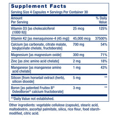 Life Extension Bone Restore Elite calcium and D3 capsules designed for daily bone care