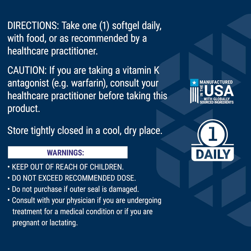 Life Extension Fat-soluble vitamins combo delivering comprehensive nutrition in one capsule