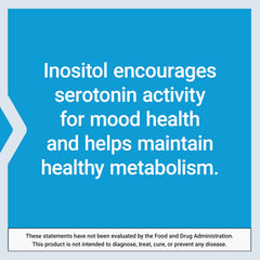 Life Extension Inositol Caps on wooden table for vegetarian-friendly routine.